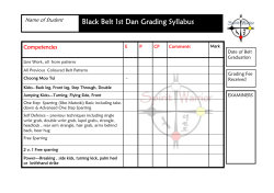 1st Dan - Spirit Warrior