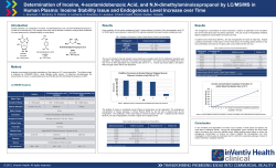 Determination of Inosine, 4-acetamidobenzoic Acid, and N,N