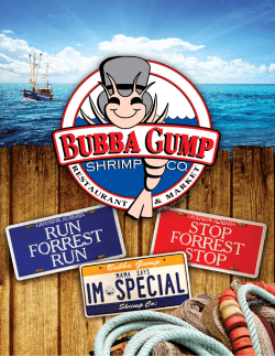 PV 06/15 - Bubba Gump Shrimp Co.