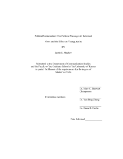 Political Socialization: The Political Messages in