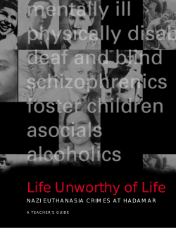 the Teacher`s Guide - Vancouver Holocaust Education