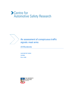 An assessment of conspicuous traffic signals: mast arms
