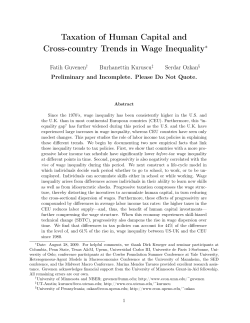 0.7in Taxation of Human Capital and Cross