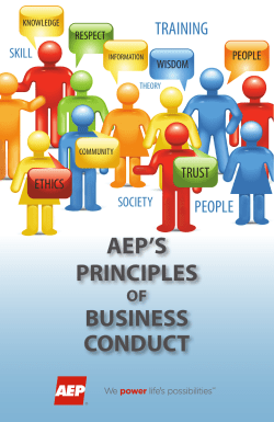 AEP`s Principles of Business Conduct