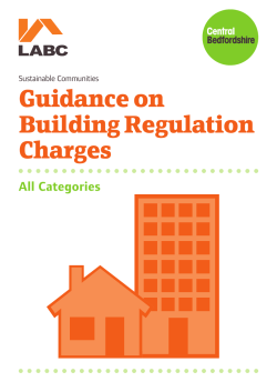 guidance on standard charges - Central Bedfordshire Council