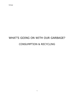 what`s going on with our garbage?