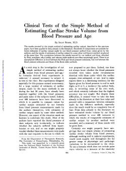 Clinical Tests of the Simple Method of Estimating