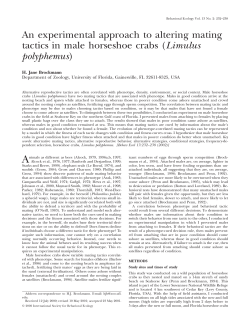 An experimental approach to altering mating