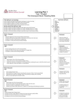 LP1 English - Dean Trust Ardwick