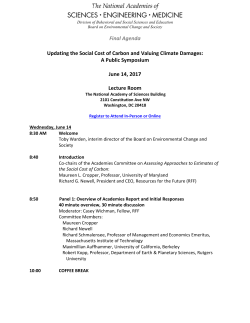 Agenda - National Academy of Sciences