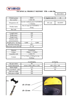 2 x &Oslash; = 27 mm &Oslash; = 12 mm TECHNICAL PRODUCT