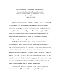 Michael Kammen - Princeton University