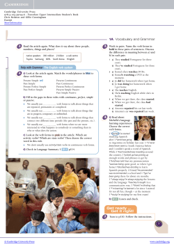 - Cambridge University Press