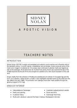 Sidney Nolan: A Poetic Vision