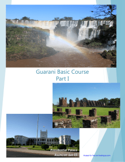 Guarani Basic Course - Volume I