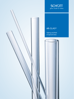 AR-GLAS &reg; - Schott AG