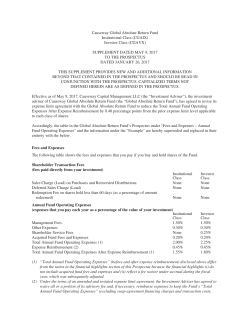 Prospectus - Causeway Capital