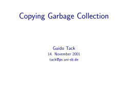 Copying Garbage Collection