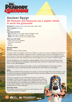 Ancient Egypt - National Schools Partnership