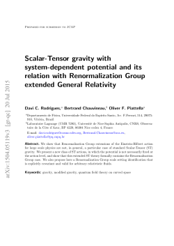 Scalar-Tensor gravity with system-dependent
