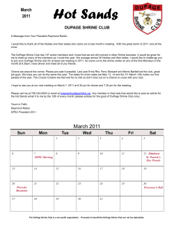 March 2011 - Medinah Shriners