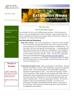 Extension News - Grayson County Extension office