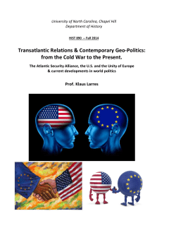 Syllabus - 890 Transatl Relations - Fall 2014