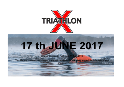 Race Manual - triathlon x