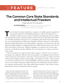 common core - American Library Association Journals