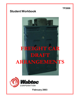 freight car draft arrangements