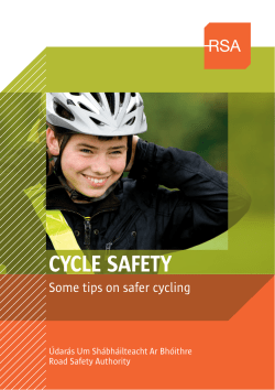 Cycle Safety Booklet