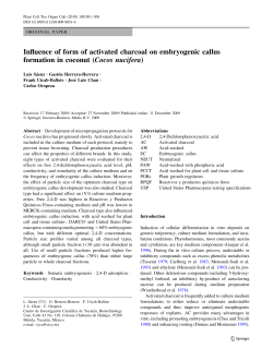 Influence of form of activated charcoal on