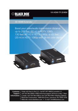Boost your video/audio transmission distance up to 200 feet (60 m