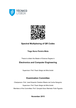 Spectral Multiplexing of QR Codes Electronics and Computer