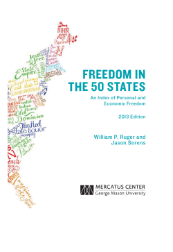 2013 Edition - Freedom in the 50 States