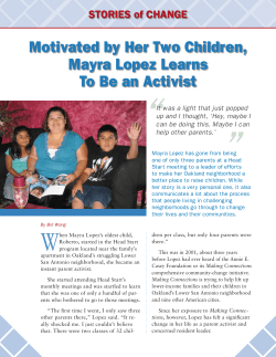 Motivated by Her Two Children, Mayra Lopez Learns To Be an Activist