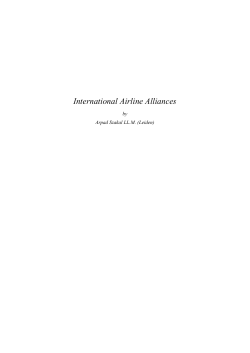 International Airline Alliances
