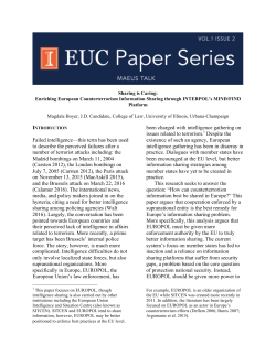 Failed intelligence&mdash;this term has been used to describe the