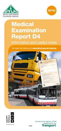 Medical Examination Report D4