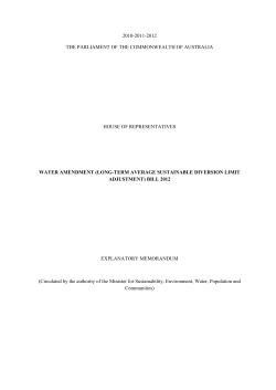 2010-2011-2012 the parliament of the commonwealth of australia