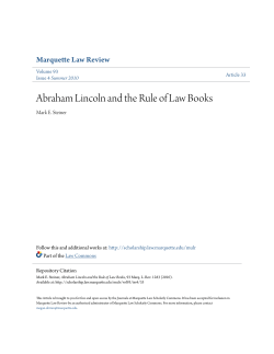 Abraham Lincoln and the Rule of Law Books