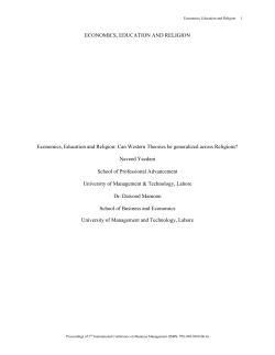Can Western Theories be generalized across Religions?