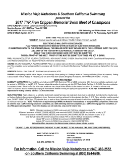 Meet/Hotel Information