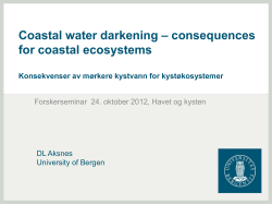 Non-linear effects of water clarity on food web structure &ndash; theory and