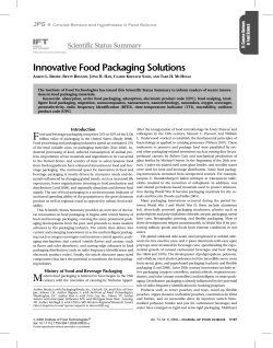 Innovative Food Packaging Solutions
