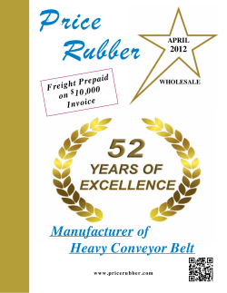 Manufacturer of Heavy Conveyor Belt