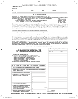 how to balance your checking account statement