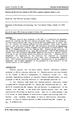 12) to convert the thymine glycols to urea