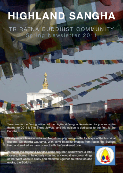 2011 Spring - Triratna Buddhist Community Highlands