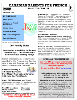 CANADIAN PARENTS FOR FRENCH